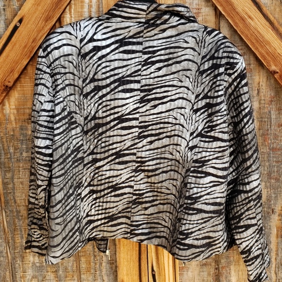 City Girl Black & Silver Fun Jacket XL - Picture 6 of 8